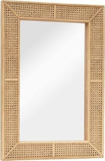 Boho Rattan Mirror