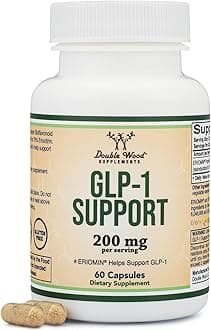 GLP-1 Supplement - Clinically Studied Bioflavonoid Extract to Help Support Natural GLP 1 Levels and Promote Gut Health (200mg, 30 Servings) Std to 70% Eriocitrin and 5% Hesperidin by Double Wood