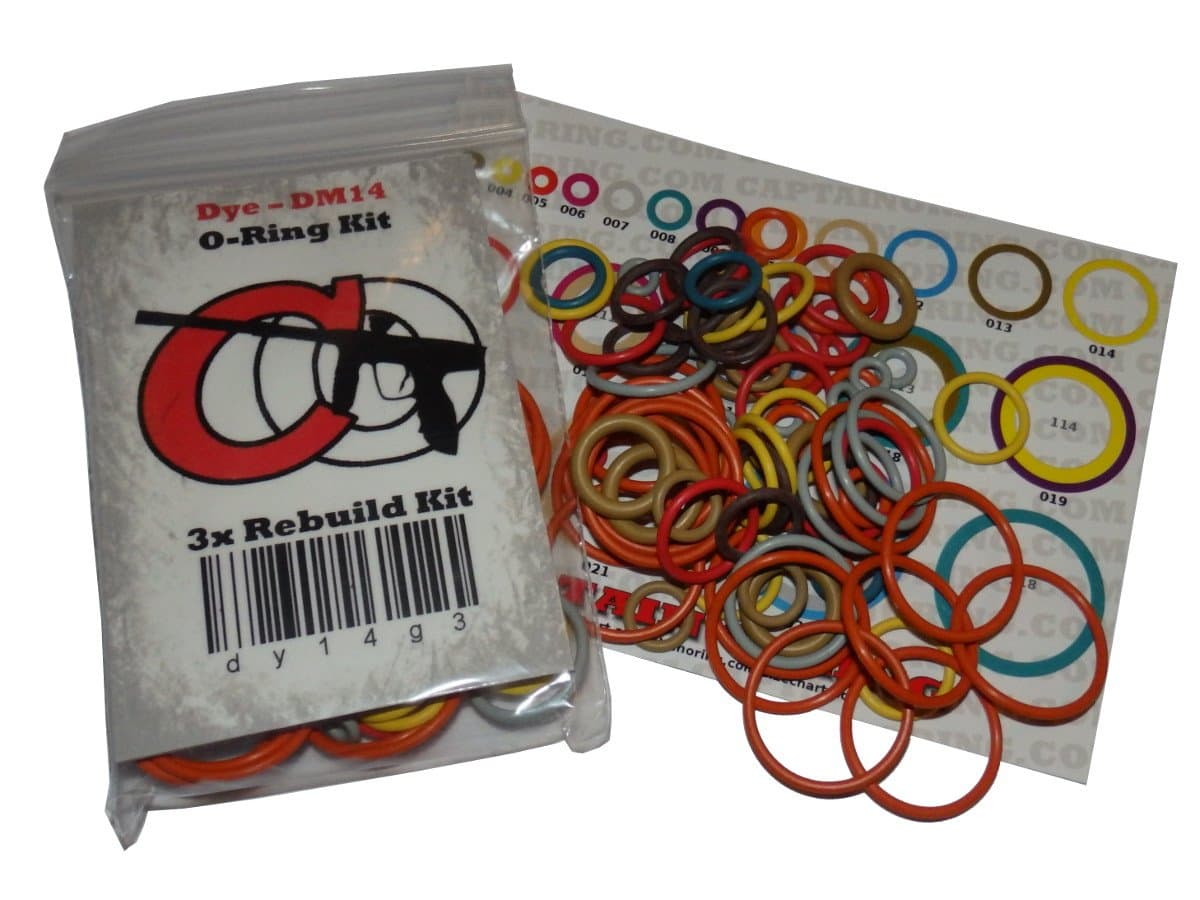 Eclipse EGO LV1 / LVR - Color Coded 3X Oring Rebuild Kit
