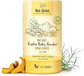 Raw Haldi Kusha Baby Powder