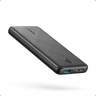 Anker Power Bank(PowerCore 10K), Compact Travel-Ready 10,000mAh Battery Pack with PowerIQ Charging Technology, 5V/3A High-Speed Charging for iPhone, iPad,and More (1, Black)