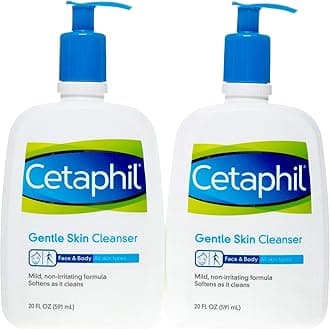 Cetaphil Gentle Skin Cleanser, Non-comedogenic 20 Fl Oz (pack of 2)