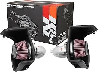 Cold Air Intake System: High-Flow Air Filter, Increase Performance & Acceleration: Compatible with 2018-2025 Genesis/Kia G70, Stinger, 69-5318TS