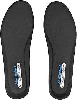 Replacement Shoe Insoles for Men's Shoes, Memory Foam Footwear Inserts for Comfortable Light-Weight and Cushion Shock Absorbing (US Men10.5-EU44)