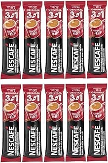 Original 3 in 1 Coffee Mix, Ground Coffee Beverage, 3 in 1 Coffee Sachets (Pack Of 10 x 17.5g)