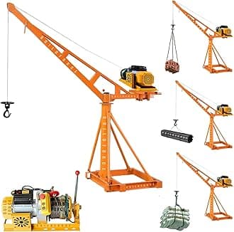 Electric Mini Lifting Crane with 4HP Electric Motor | 8mm Wire Thickness| 40 Meter Length of the Wire and 53kg Frame | Mini Crane Scale 500kg