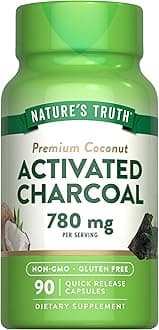 Nature's Truth Activated Charcoal Capsules | 90 Count | Non-GMO & Gluten Free Supplement