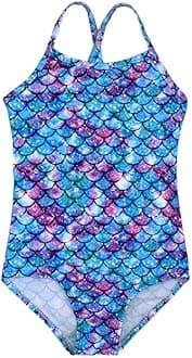 Girls One Pieces Swimsuit Cute Swimwear Bathing Suits 2-12 Years