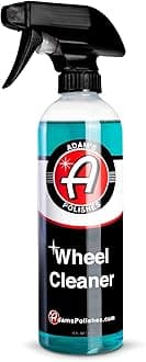 Adam's Polishes Wheel Cleaner 16oz - Tough Wheel Cleaning Spray for Car Wash Detailing | Rim Cleaner & Brake Dust Remover | Safe On Chrome Clear Coated & Plasti Dipped Wheels | Use w/Wheel Brush