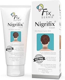 JEVR Nigrifix Cream for Acanthosis Nigricans with Lactic Acid | Dermatologist Tested Retinol Cream | for Dark Body Parts Like Neck, Ankles, Knuckles, Armpits, Thighs & Elbows | Exfoliant - 50g