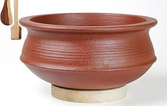 Craftsman Clay Biryani Handi/Pot for Cooking and Serving 4 Liter