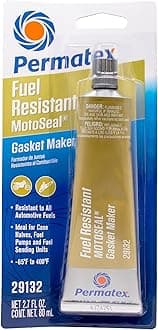 Permatex 29132-6PK MotoSeal 1 Ultimate Gasket Maker Grey, 2.7 oz. (Pack of 6)