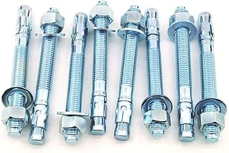 (8) Concrete Wedge Anchor Bolts 3/4 x 7 Includes Nuts & Washers