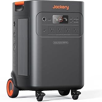 Jackery Solar Generator 5000 Plus Portable Power Station, 5040Wh LiFePO4, 7200W 120V/240V AC Output, Expandable to 60kWh, Essential Home Backup for Power Outages (Solar Panel Optional)