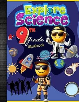 9th Grade Science Workbook: Grade 9 Lesson Homeschool Classroom Curriculum Worksheet School Book: With Answer Key, Science Experiment Template, Grades Tracker Sheets and End-of-Year-Elevation Form Paperback – 12 June 2024