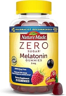 Nature Made Zero Sugar Melatonin 5 mg