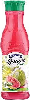 Mala's Crush 750 Millilitre Green, Guava,Vegetarian, Liquid