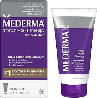 Mederma Stretch Marks Therapy Help Prevent and treat Stretch Marks 1 Doctor & Pharmacist Recommended Brand of Scar Treatment 5.29 oz 150g, Ivory, 150g - New Label