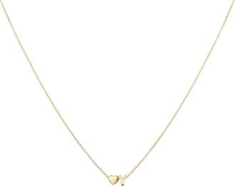 Initial Heart Necklace 18K Gold Plated Stainless Steel Tiny Heart Letter Necklace Personalized Monogram Name Necklace for Women