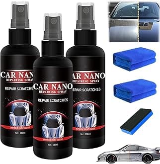 Nano Scratch Remover, Nano Car Scratch Repair Spray, Scratch Repair, Fast Repairing Scratch Spray, Rub and Buff for All Vehicle Paint Care (100ml-3)