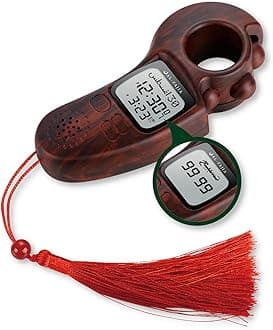 AL-FAJIAIslamic Prayer Time and Athan Sound Reminder Digital Tasbih Counter, Full Azan Clock for USA and Worldwide, Portable - Dark Brown