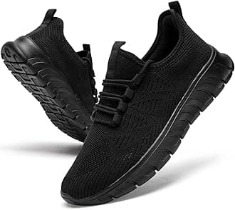 mens black trainers