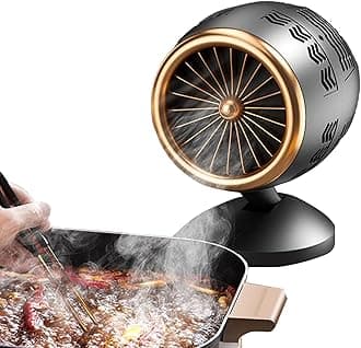 Portable Range Hood, Extractor Hood, Low Noise Desktop Compact Range With Double Filter, Adjustable Angle And Height, Grill Exhaust Fan For And Hot Pot Cooking, 550g