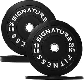 FitvidsOlympic Bumper Plates Set, 2" Weight Plates for Strength Training & Weightlifting, Paris or Set or Set with Barbell, Multiple Options