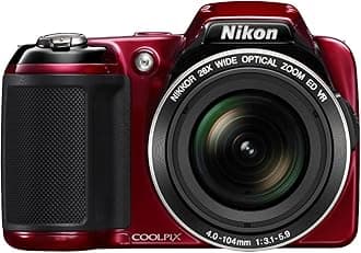 Nikon COOLPIX L810 16.1 MP Digital Camera with 26x Zoom NIKKOR ED Glass Lens and 3-inch LCD (Red) (OLD MODEL)