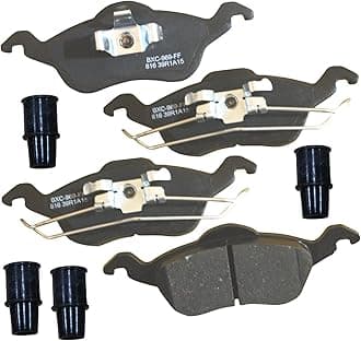 Bendix Premium SBC816 Ceramic Front Brake Pads for Ford Focus 2004-2000