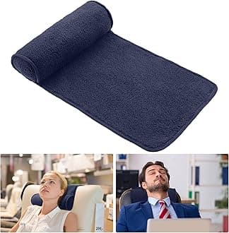 Weysat Neck Head Pillow for Recliner Chair Non Slip Fleece Adjustable Neck Ro...