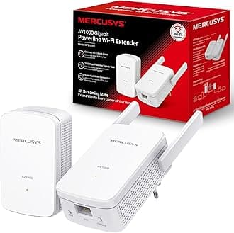 MP510KIT 300Mbps Wireless Powerline Adapter Kit, White