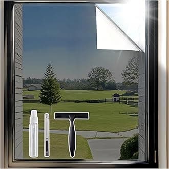 Coavas Blackout Film, Blackout Sheet, Thermal Insulation Sheet, Window, Magic Mirror, Blindfold, Window Glass Film, Mirror Film, Window Film, Visible From Outside, Glass Shatterproof Film, Blackout