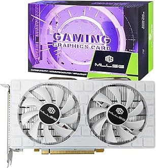 RX580 8GB Graphics Card 2048SP, GDDR5 256bit Computer Graphics Card with Dual Fans 1284MHz Core Clock,PCI Express 3.0 Gaming Graphics Card, DVI HDMI DP Desktop