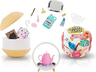 MGA's Miniverse Make It Mini Lifestyle Series 2 - Mini Collectibles in Blind Packaging, DIY, Crafts, Resin Play, Replica Items, Moulds, Teapots, Teacups, Candles, Vase - For Collectors, Ages 8+ Years