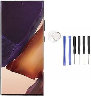 6.9 Inch Phone Screen Replacement for Note 20 Ultra, TFT LCD Display Touch Digitizer Assembly with Repair Tools, Phone Touch Screen Assembly for SM N986U SM N986B (Black) (Silver) (Red Gold)