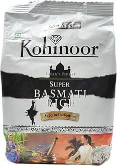 Basmati Rice Silver Metallic Pouch