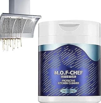 M.O.F-CHEF Protective Kitchen Cleaner, Heavy Kitchen Duty Degreaser, Mof Chef Protective Kitchen Cleaner Powder, Powerful Kitchen all Purpose Powder Cleaner (17.64 oz)