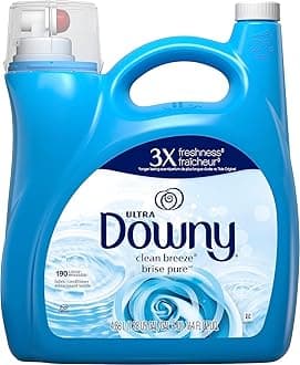DownyClean Breeze Liquid Fabric Conditioner (Fabric Softener), 164 Fl Oz, 190 Loads
