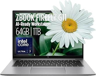 ZBook Firefly G11 14” AI-Ready Mobile Workstation IPS WUXGA (Intel Ultra 7 155U 12-Core, 64GB DDR5, 1TB SSD, Backlit KYB, Fingerprint, 2 Thunderbolt 4, WiFi 6E, 5MP Cam, Win 11 Pro) w/MAJ Deskpad