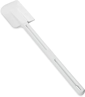 Rubbermaid Commercial Products Cold Temperature Scraper Spatula, 16.5 Inch, Clean-Rest Design, White