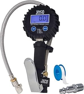 JACO FlowPro Digital Tire Inflator with Pressure Gauge - 200 PSI