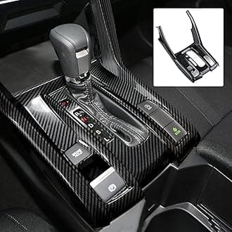 Gear Shift Panel Frame Decals for 10th Gen Honda Civic 2016 2017 2018 2019 2020 2021 Accessories ABS Carbon Fiber Stickers