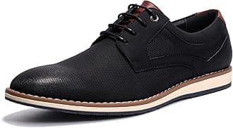 Men's Dress Shoes Casual Dress Sneaker Shoes for Men Lace-Up Oxfords Shoe Business Formal Comfort Derby Sneakers
