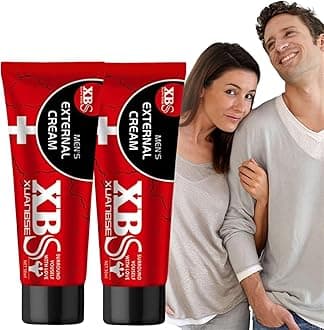 XBS Mens External Cream, 50ML Massage Cream for Restore Energy and Strength (2pcs)