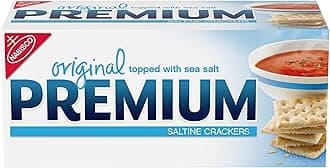 Premium Original Saltine Crackers, Lunch Snacks, 16 oz