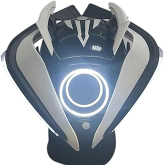 Cybe𝐫punk Gothic Mask Helmet For Adult,LED Mask,Futuristic Punk Techwear,Cosplay Halloween Fit Party Music Festival