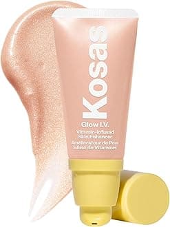 Kosas Glow I.V. Vitamin-Infused Skin Enhancer Face Makeup - Tinted Beauty Highlighter for a Healthy Glow -Spark