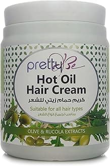 pretty Be Hot Oil Hair Cream With Olive & Rucola Extracts, Suitable For All Hair Types - 1000ml