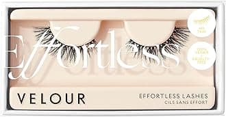 Effortless Lashes, Natural Looking False Eyelashes, Fluffy & Lightweight No Trim Eyelashes, Reusable Fake Lashes For All Eye Shapes, Vegan & Cruelty-Free, Lash Glue not Included (No Drama)